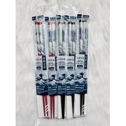 Daiso Ukiyo-E Chopsticks (Size : 23 cm) (01 Pair Pack) - The Great wave of Lanagawa Version